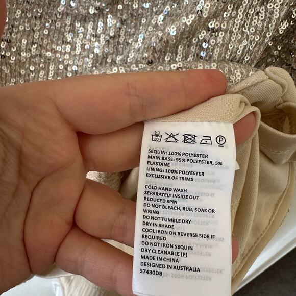 Bardot Sequin Alessandra Cutout Dress - Picture 4 of 8